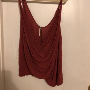 Free People Faux Wrap Tank